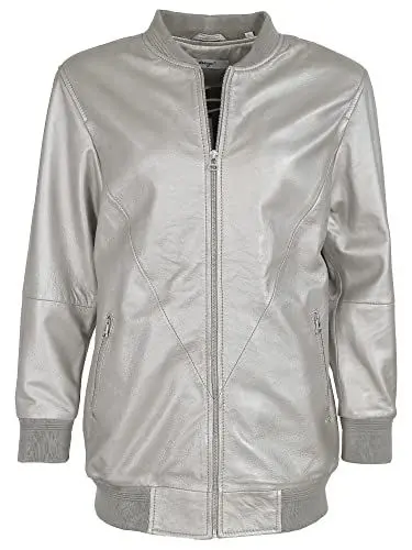 Produktbild: Maze Damen Lederblouson 42021248 Silver XXL