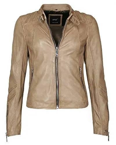 Produktbild: MAZE Damen Lederjacke Lindsay Beige XL
