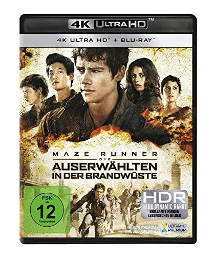 Produktbild: Maze Runner 2 - Die Auserwählten in der Brandwüste (4K Ultra-HD) (+ Blu-ray)
