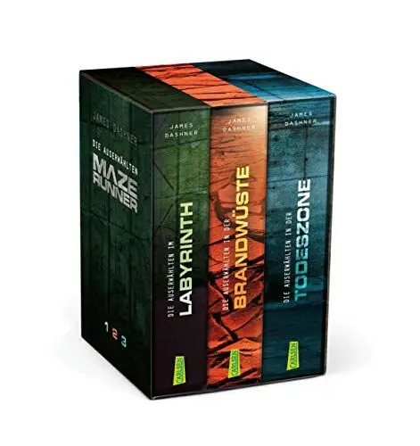 Produktbild: Maze Runner – Die Auserwählten. Band 1-3 im Schuber: Schuber mit Bonusmaterial (Die Auserwählten – Maze Runner)