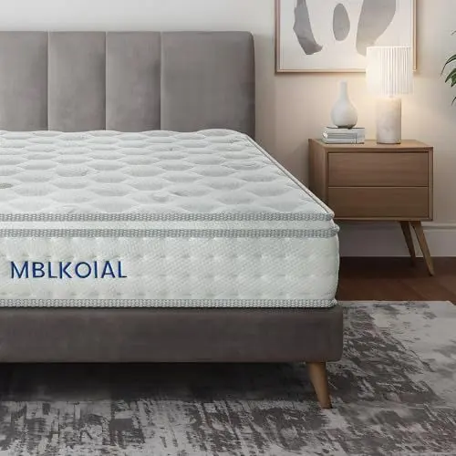 Produktbild: MBLKOIAL Matratze 80x200 cm 7-Zonen Höhe 25cm Federkernmatratze Orthopädische Taschenfederkernmatratz Härtegrad H3 Öko-Tex Zertifiziert Matratze für Erwachsene