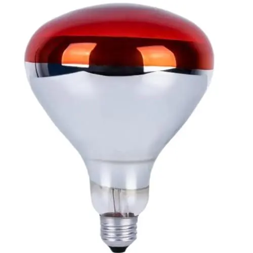 Produktbild: MBMYUCKY Rotlichtlampe Wärmelampe Schildkrötenhaus Infrarotlampe - Wärmeplatte Küken Terrarium Zubehör Chick Rotlicht Vogellampe 250Watt (R125 1Pack)