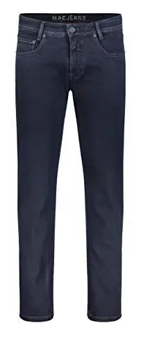 Produktbild: MAC JEANS Herren Arne Straight Jeans, Blau (Blue Black H799), 36W / 32L