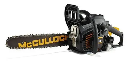 Produktbild: McCulloch Benzin-Kettensäge CS 35S: Motorsäge mit 1400 Watt Motorleistung, 35 cm Schwertlänge, 2-Takt Motor, doppelte Kettenbremse, Soft Start (Art.-Nr. 00096-76.247.14)