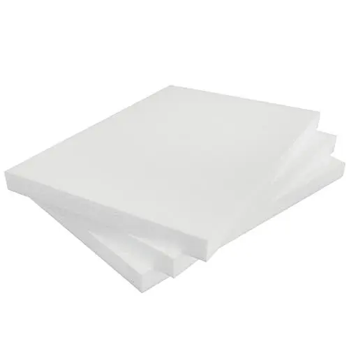 Produktbild: MCE-Commerce A3996033 Styroporplatten rechteckig A4 210 x 297 x 2 cm, 3 Stück zum Basteln, Modellbau, Creativprojekte, Styropor, weiß