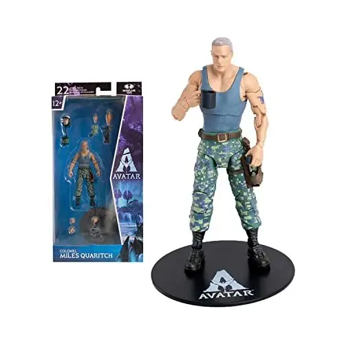 Produktbild: McFarlane Avatar - Aufbruch nach Pandora Actionfigur Colonel Miles Quaritch 18 cm