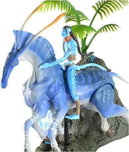Produktbild: McFarlane Avatar - Aufbruch nach Pandora Deluxe Medium Actionfiguren Tsu'tey & Direhorse