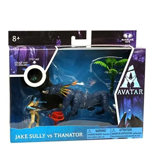 Produktbild: BANDAI Avatar – Figuren McFarlane Medium Deluxe Jake Sully & Thanator TM16376