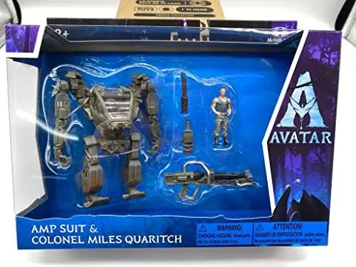Produktbild: McFarlane - Aufbruch nach Pandora Deluxe Medium Actionfiguren Amp Suit & Colonel Miles Quaritch, Mehrfarbig, TM16378