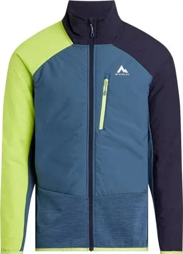 Produktbild: McKinley Sekani II Jacke Navy/Navy/Green Lime XXL