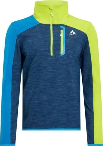 Produktbild: McKinley Sekani Sweatshirt Melange/Blue Petrol XXL