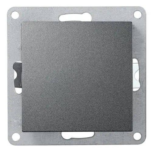Produktbild: McPower Wechselschalter | FLAIR | 1-fach Lichtschalter Wippschalter 250V~/10A, UP, Steckanschlus Klemmanschluss, anthrazit, matt