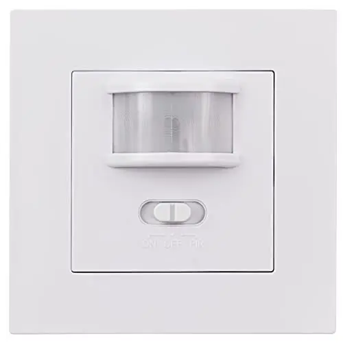 Produktbild: McShine Bewegungsmelder, Kunststoff, weiß, ØxH: 80x80mm