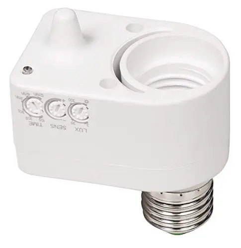 Produktbild: McShine - HF/Mikrowellen-Bewegungsmelder mit E27 Fassung | LX751 | 230V, 60W