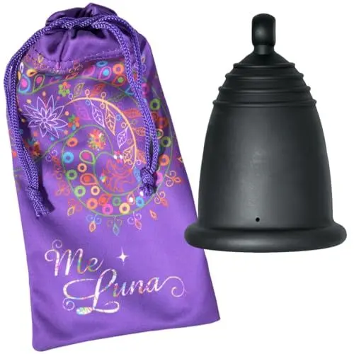 Produktbild: Menstruationstasse Classic, Kugel, Schwarz, Größe L