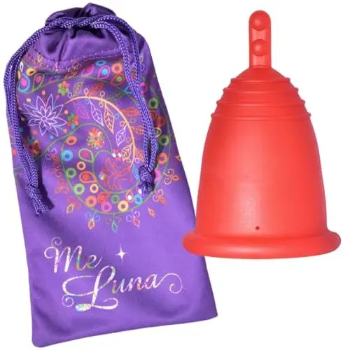 Produktbild: Menstruationstasse Classic, Stiel, Rot, Größe M