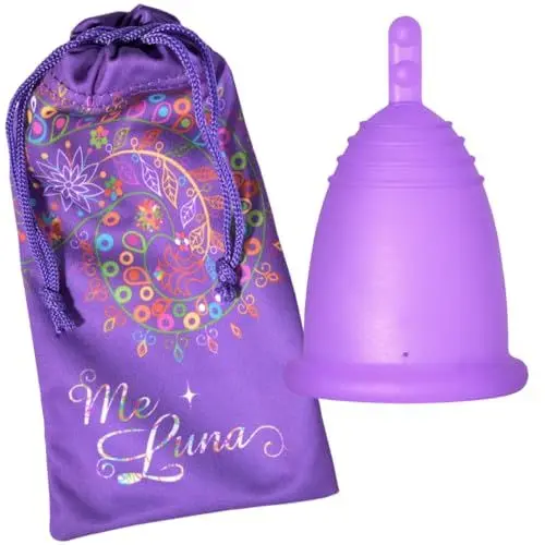 Produktbild: Menstruationstasse Classic, Stiel, Violett, Größe XL
