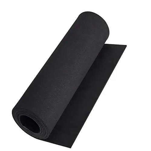 Produktbild: MEARCOOH Schwarze Eva Schaumstoff,2mm(1-10mm), 34cm*124.5cm Cosplay großes Eva Craft Foam, 1PCS Eva Foam Dichte 86kg/m3 für Cosplay Kostüm, Basteln, DIY Projekte (Schwarz 2mm)