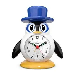 Produktbild: Mebus Kinderwecker / Mit Wecker und Alarm / Mit Beleuchtung und Quarzuhrwerk / Motiv: Pinguin / Modell: 26514