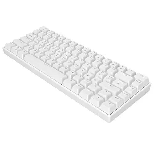 Produktbild: Mechanische Tastatur, 82 Tasten, RGB-Hintergrundbeleuchtung, 2,4 G BT3.0, Mechanische Gaming-Tastatur, Typ C, Kabelgebundene Verbindung, Ergonomische Computertastatur, für(Linearer Aktionsschalter)