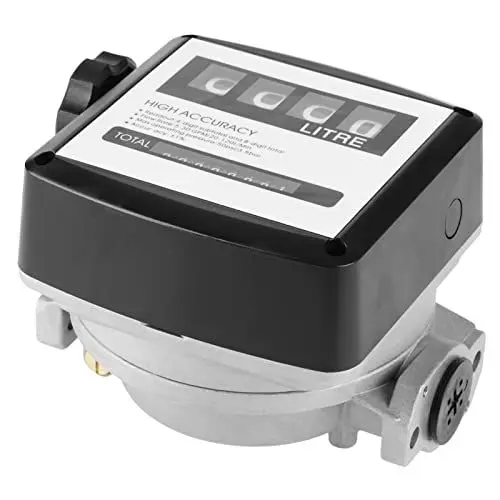 Produktbild: Mechanischer Kraftstoffzähler, Öl 1%, Hohe Genauigkeit, Zoll 4, Digital, Gas, Heizöl, Durchflussmesser, Zähler