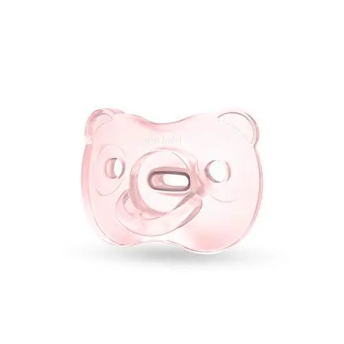 Produktbild: Medela Baby Soft Silicone Schnuller – Für Babys von 0-6 Monaten – 1 Stück, Hellrosa