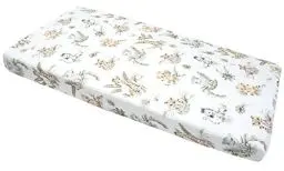 Produktbild: Medi Partners Spannbettlaken Spannbetttuch 60x120cm 100% Baumwolle Baby Bettwäsche Babymatratze Schlafsack Kinderbett Babybett (Safari)