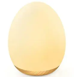 Produktbild: MediAcous Nachtlicht, Nachtlampe, Nachtlicht Kinder/Baby Mit 8 Farbe & Stilllicht Dimmbar, USB LED Nachtlicht Mit 1H Timer & Touch, Dekoration Für Baby- & kleinkinderzimmer Night Light (Holzmaserung)