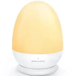 Produktbild: MediAcous Nachtlicht, Nachtlampe, Nachtlicht Kinder/Baby Mit Stilllicht Dimmbar, LED Nachtlicht Mit 1H Timer & Touch, Dekoration Für Baby- & kleinkinderzimmer Night Light - Bis Zu 200H