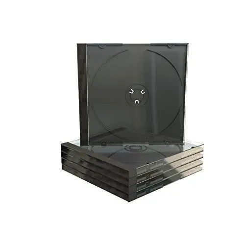 Produktbild: MediaRange BOX22-M CD-Leerhülle, 10, 4 mm Schwarz - 50 Stück