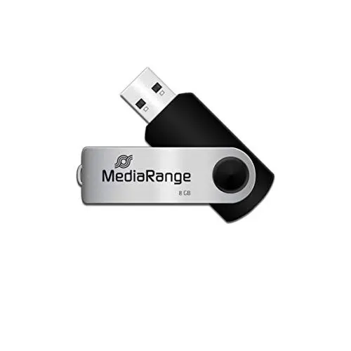 Produktbild: MediaRange USB Speicherstick, 8GB, grau
