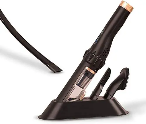 Produktbild: Mediashop Livington Prime Everyday schwarz - kabelloser Hochleistungssauger inkl. Aufbewahrungsstation - Akku Handstaubsauger – Schnellentleerungsfunktion - Handsauger