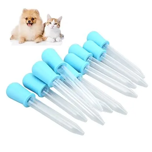 Produktbild: Medikamentenspender für Hunde und Katzen (10er-Pack) Haustier erhält Medikamente, medizinisches Fütterungsgerät, Silikonspritzen, Super
