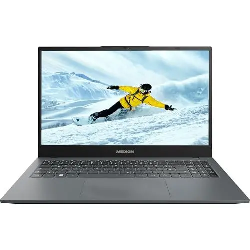 Produktbild: MEDION E15423 39,6 cm (15,6 Zoll) Full HD Laptop (Intel Core i7-1165G7, 512GB SSD, 16GB LPDDR4X RAM, Win 11 Home)