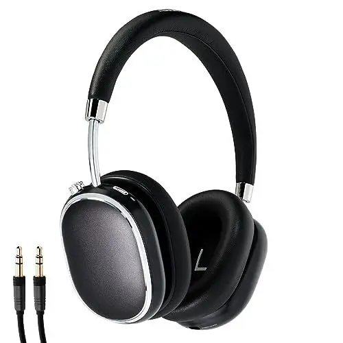 Produktbild: MEDION E62474 Over Ear Kopfhörer mit ANC (Kabellos, Bluetooth, Active Noise Cancelling, Mikrofon, Freisprechfunktion, Akku, USB-C) schwarz