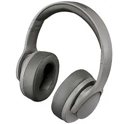 Produktbild: MEDION E62661 Kopfhörer (Overear, Bluetooth 5.1, kabellos, Freisprechfunktion, integrierter Akku, Mikrofon, USB-C, bis zu 38 Stunden, AUX-Anschluss) grau