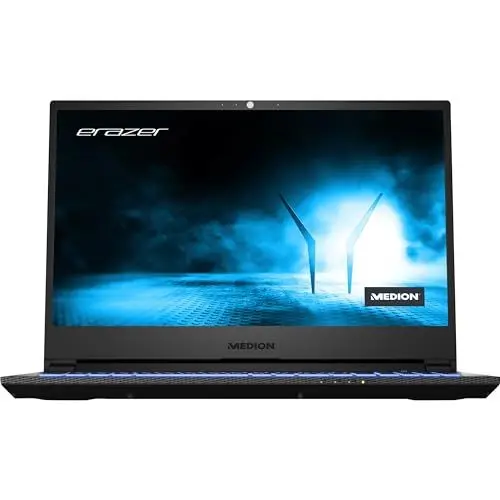Produktbild: MEDION ERAZER Crawler E25 39,6 cm (15,6 Zoll) Full HD Gaming Laptop (AMD Ryzen 5 5600H, 16GB DDR4 RAM, 512GB PCIe SSD, NVIDIA GeForce RTX 3050 Ti 4GB GDDR6, RGB Backlit, Win 11 Home)