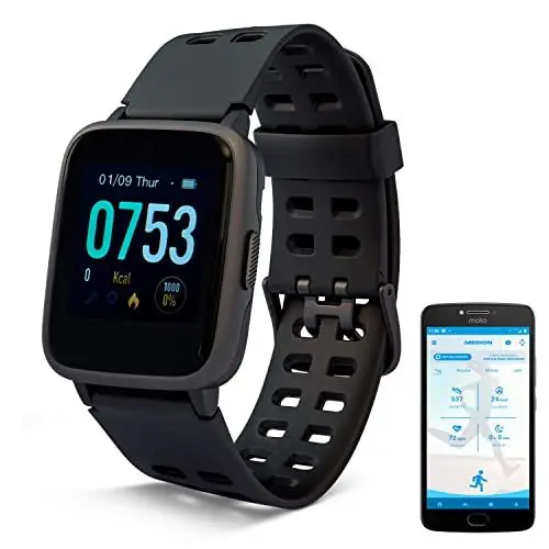 Produktbild: MEDION Fitnessuhr mit Farbdisplay P2200 und App (Multi-Sport-Modi, Herzfrequenzmesser, Schlaftracking, Schrittzähler, Stoppuhr, Staub- und Wassergeschützt IP68)