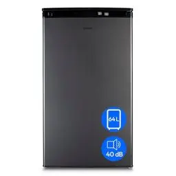 Produktbild: MEDION Gefrierschrank (64 Liter, 85cm hoch, 3 transparente Schubladen, Türanschlag wechselbar, MD37688) grau