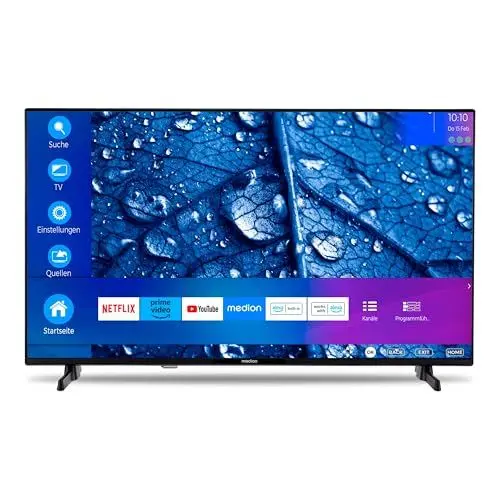 Produktbild: MEDION P13251 (MD 29231) 80 cm (32 Zoll) Full HD Fernseher (Smart-TV, HDR, Netflix, Prime Video, PVR, Bluetooth, Triple Tuner Receiver)