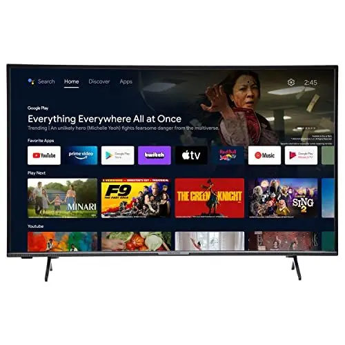 Produktbild: MEDION P14371 (MD 30044) 108 cm (43 Zoll) Full HD Fernseher (Android TV, Smart TV, HDR, Netflix, Prime Video, PVR, Bluetooth)