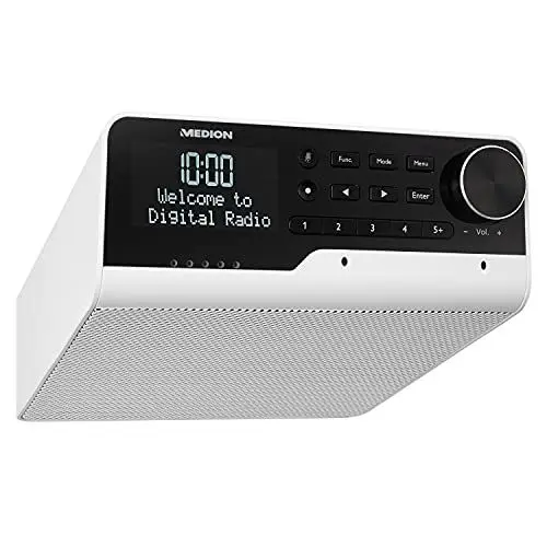 Produktbild: MEDION P66120 WLAN Unterbauradio mit Amazon Alexa (Küchenradio, DAB+, Bluetooth, PLL UKW, Party Mode-Funktion, DLNA) weiß