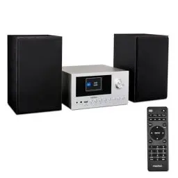 Produktbild: MEDION P85003 Micro Audio System Kompaktanlage (Internetradio, DAB+, PLL UKW Radio, Bluetooth, USB Anschluss, AUX, 2x150 W)