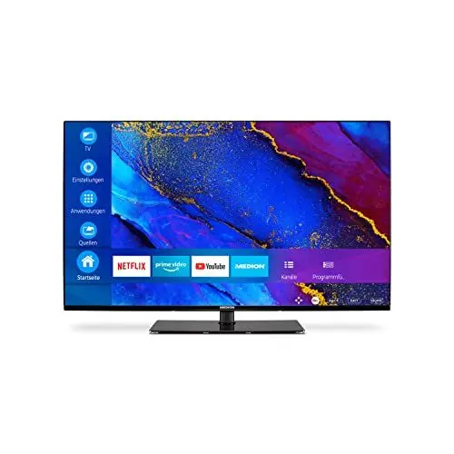 Produktbild: MEDION X14333 (MD 31945) 108 cm (43 Zoll) UHD Fernseher (Smart-TV, 4K Ultra HD, Dolby Vision HDR, Dolby Atmos, Netflix, Prime Video, MEMC, Micro Dimming, PVR, Bluetooth)