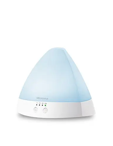 Produktbild: Medisana AD 630 Aroma Diffusor für Duftöle mit LED Wellness Licht in 6 Farben, Timer, Ultraschall-Technologie, 80ml