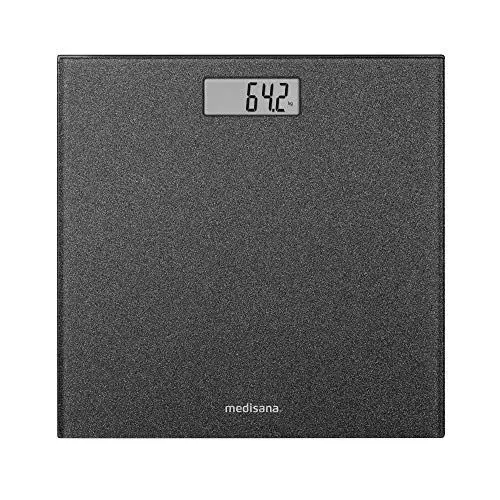 Produktbild: Medisana PS 500 digitale Personenwaage bis 180 kg, Badezimmerwaage aus Glas, Motivwaage, 