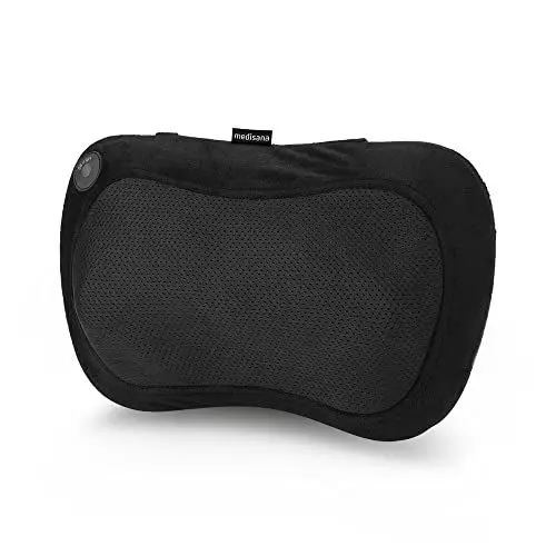 Produktbild: medisana MC 200 Shiatsu-Massagekissen mit Wärmefunktion, 4 rotierende Massageköpfe, Rotlichtfunktion für Nacken, Schulter, Rücken und Beine