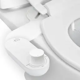 Produktbild: Medymoll toilettendeckel Bidet kaltes Wasser toilettensitz po dusche toilette klobrille podusche bidet einsatz für toilette wc deckel japanische toilette sitzring popodusche toilet seat gadgets (weiß)