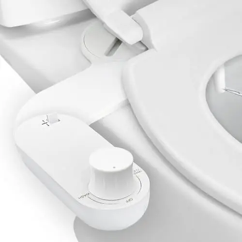 Produktbild: Medymoll toilettendeckel Bidet kaltes Wasser toilettensitz po dusche toilette klobrille podusche bidet einsatz für toilette wc deckel japanische toilette sitzring popodusche toilet seat gadgets (weiß)