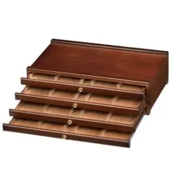 Produktbild: MEEDEN Aufbewahrungsbox für Künstler, 4 Schubladen, tragbar, Buchenholz große Künstler Aufbewahrungsbox Organizer, multifunktionale Holz Werkzeugbox